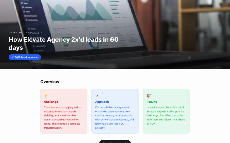 Detail Template preview