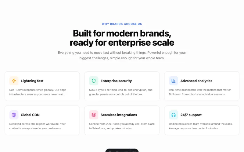 Features Grid preview