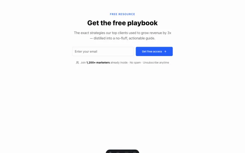Inline Opt-in preview
