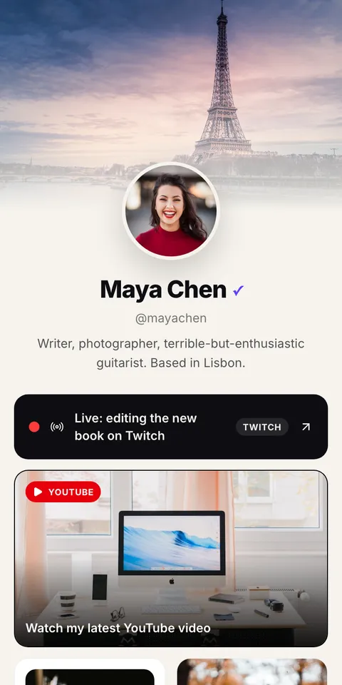 Creator Tiles preview